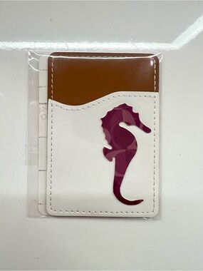Upcycled Coach Seahorse Phone Wallet